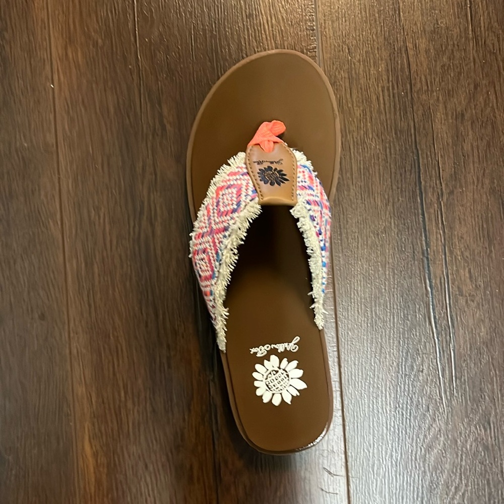 Yellow Box Friday Sandal